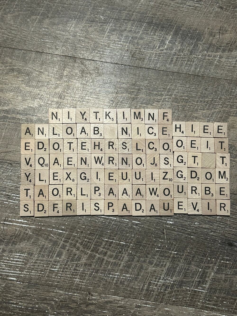 99 scramble letter blocks replacements